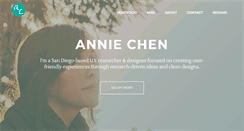 Desktop Screenshot of annie-chen.net