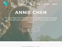 Tablet Screenshot of annie-chen.net